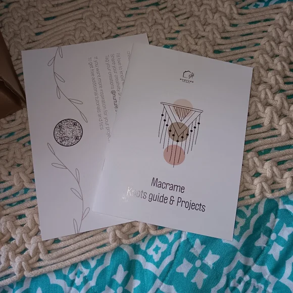 Nurture Things~DIY Retro 70's Handmade Macrame Kit New In Box - Picture 6 of 13